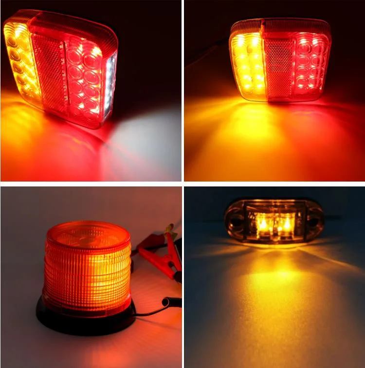 12-24V LED Trailer Truck Side Marker Indicator Light Auto Warning Light can be customized