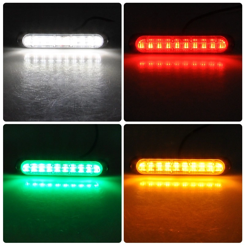 12V 24V Truck Trailer LED Indicator Lamp Bus Side Marker Position Clearance Light for Caravan Van Lorry