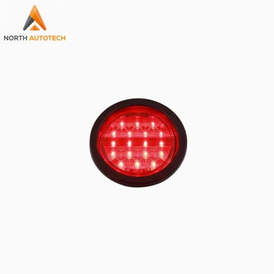 4-Zoll-12-V-LED-Seitenlicht für LKW-Anhänger-Brems-Bremsleuchte, Universal-Auto-Hinterrad-Blinker, Rückfahrlicht, LED-Rücklicht