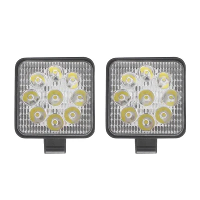 12V 24V LED Auto Arbeitslicht 16LED 14LED Spotlight Arbeitslicht 48W 42W 27W Auto SUV Off-Road Quadratische Runde LED Lichtleiste