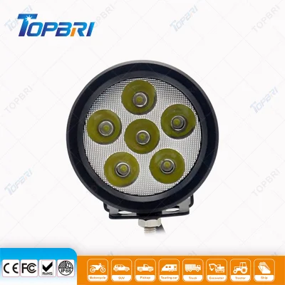 18W 3,5 Zoll CREE LEDs Landwirtschaftliche LED-Arbeitsscheinwerfer für LKW