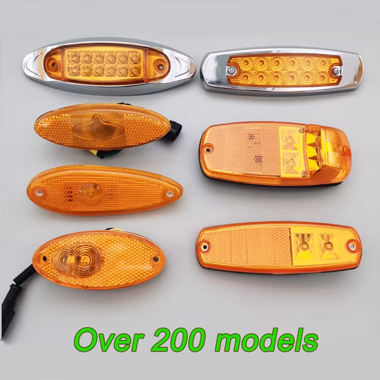 Haizg 24V Auto-LED-Seitenlicht, LKW-Seitensignal, sichere Signalmarkierung, LED-Licht, Auto-LKW-LKW-LED-Licht